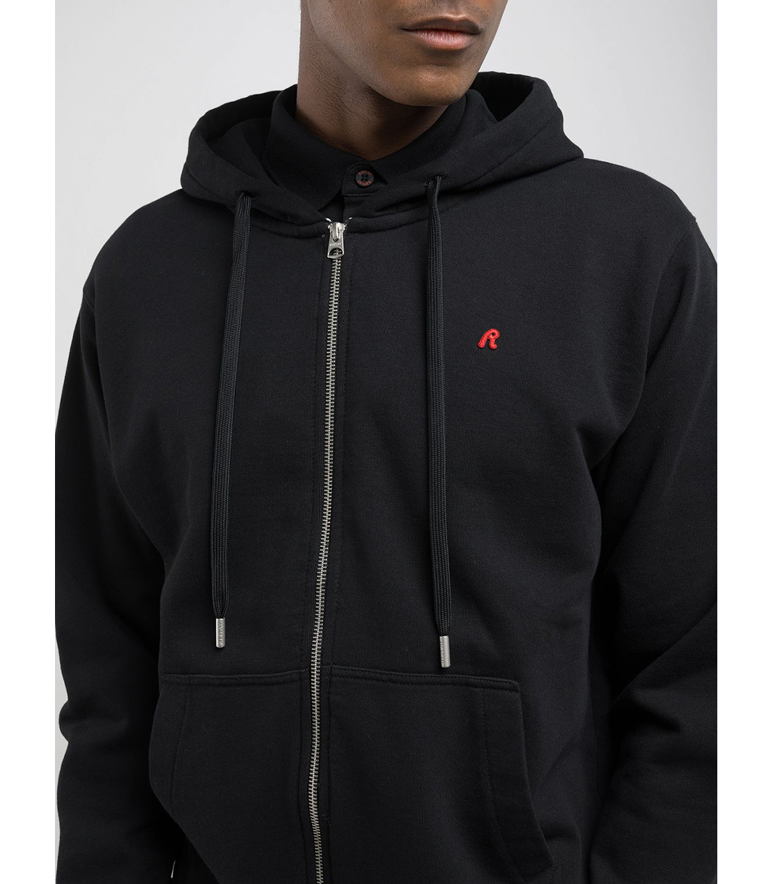 Rロゴ スウェットパーカー 詳細画像 ブラック 5